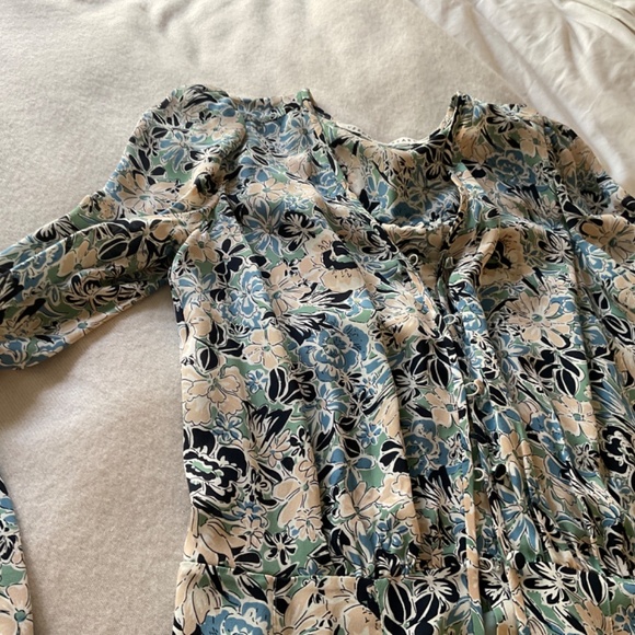 Veronica Beard Riggins Ashlynn Blue Floral mini dress - Picture 8 of 10